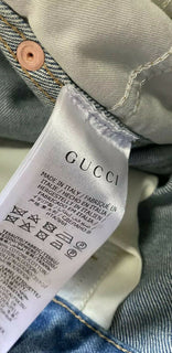 Neu mit Etikett: 1450 $ Gucci Herren-Jeanshose 32 US Italien