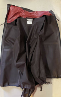 Neu $ 5950 Bottega Veneta Herren Lederjacke Mantel DK Braun 42 US (52 Eu) Italien