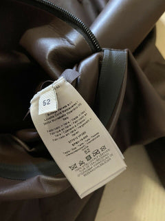Neu $ 5950 Bottega Veneta Herren Lederjacke Mantel DK Braun 42 US (52 Eu) Italien