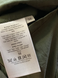 Neu $ 4400 Bottega Veneta Herren Wildlederjacke Mantel DK Grau 46 US (56 Eu) Italien