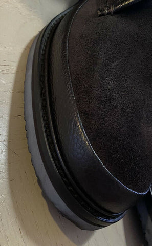 Новые замшевые/кожаные ботинки Ermenegildo Zegna за 650 долларов США DK Brown 9 США Италия 