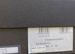 Neu $ 650 Ermenegildo Zegna Wildleder/Lederstiefel Schuhe DK Braun 9 US Italien 
