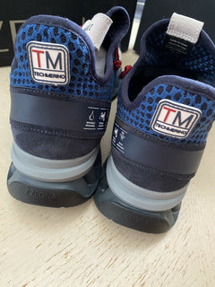 Neue 525 $ Z Zegna Sneakers Schuhe Blau/Weiß 11,5 US