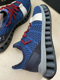 Neue 525 $ Z Zegna Sneakers Schuhe Blau/Weiß 11,5 US
