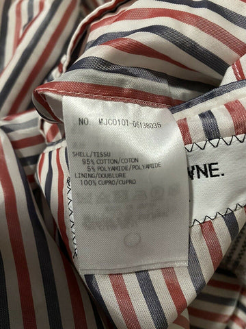 Neu mit Etikett: 2490 $ Thom Browne Herren-Seersucker-Tweed-Jacken-Blazer Schwarz/Weiß Größe 3/L