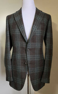 Neu mit Etikett: 5.600 $ Isaia Herren-Kaschmirjacken-Blazer Offen Braun 42 US (52R Eu) Italien