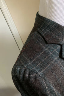 Neu mit Etikett: 5.600 $ Isaia Herren-Kaschmirjacken-Blazer Offen Braun 42 US (52R Eu) Italien
