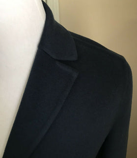 Neu $8200 Loro Piana Damen Baby Kaschmir Mantel DK Blau 44/10 Italien