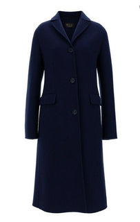Neu $8200 Loro Piana Damen Baby Kaschmir Mantel DK Blau 44/10 Italien
