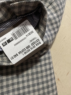 Neu mit Etikett: 2100 $ Eidos Herrenjacken-Blazer Grau Gingh 40 US (50 Eu) Italien