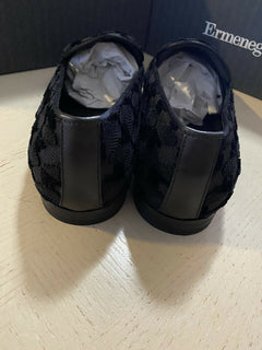 Neue $650 Ermenegildo Zegna Loafers Schuhe Schwarz 9,5 US Italien 