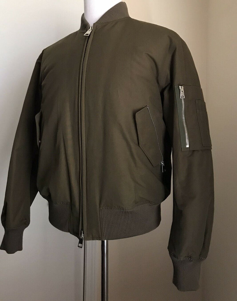 Neu $ 1995 Bottega Veneta Herrenjacke Mantel Militärgrün 40 US (50 Eu) Italien