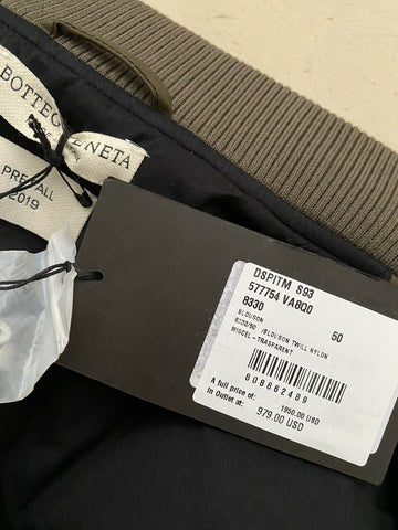 Neu $ 1995 Bottega Veneta Herrenjacke Mantel Militärgrün 40 US (50 Eu) Italien