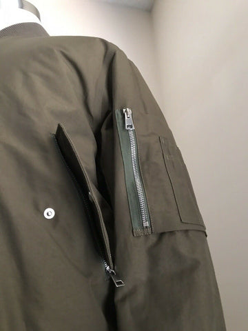 Neu $ 1995 Bottega Veneta Herrenjacke Mantel Militärgrün 40 US (50 Eu) Italien