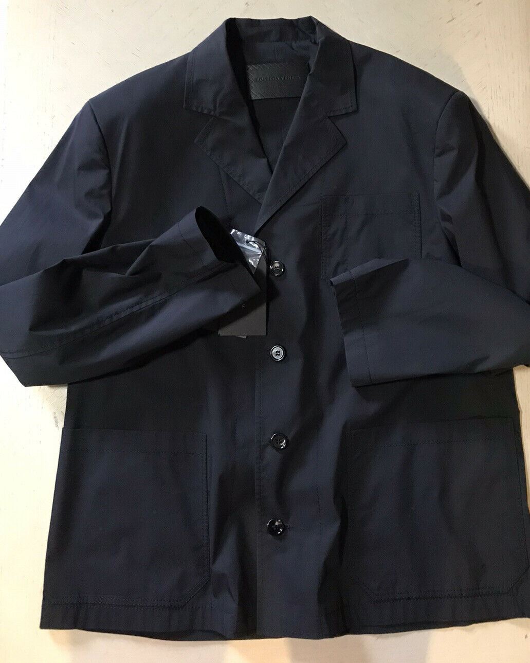 New $1300 Bottega Veneta Men’s Jacket Blazer Black 40 US ( 50 Eu ) Italy