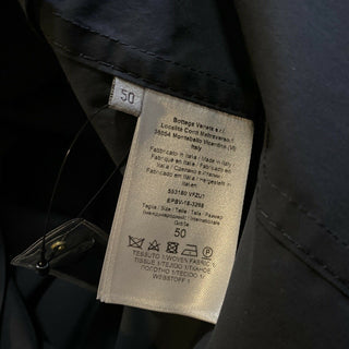 Neu $ 1300 Bottega Veneta Herrenjacke Blazer Schwarz 40 US (50 Eu) Italien