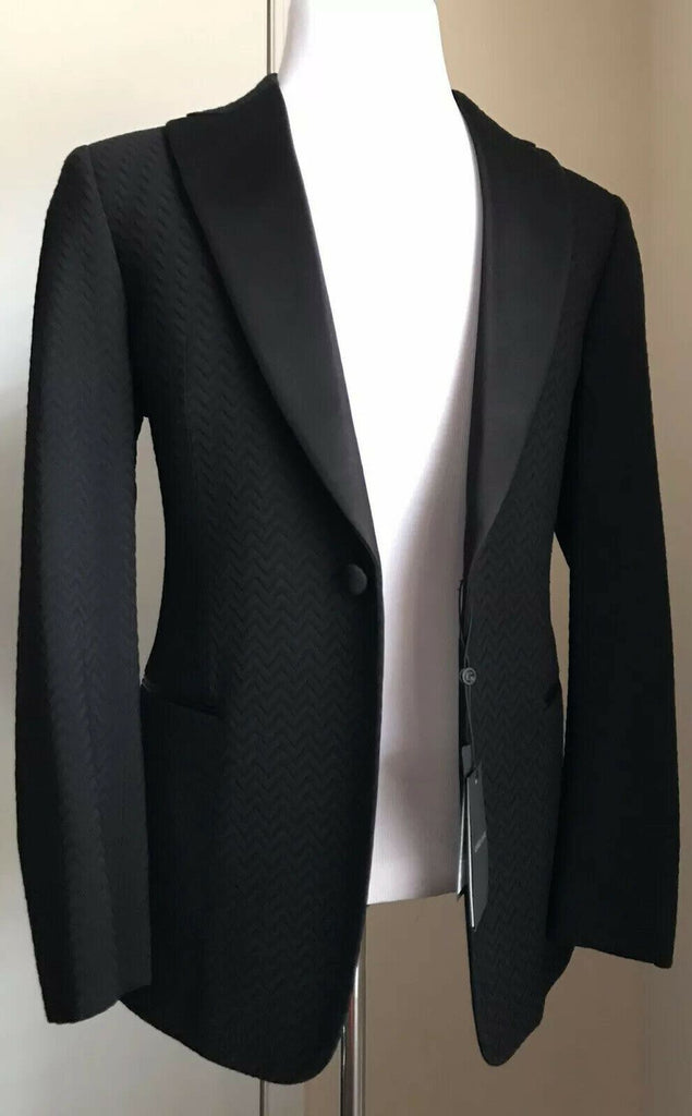 NWT $2595 Giorgio Armani Herren Smokingjacke Blazer Schwarz 38R US/48R Eu Italien