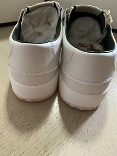 Neue Gucci Herren-Sneakers aus Leder, Weiß, 11 US (10 UK), Italien