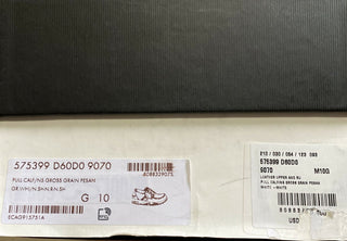Neue Gucci Herren-Sneakers aus Leder, Weiß, 11 US (10 UK), Italien