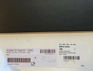 Neue Gucci Herren-Espadrille-Schuhe aus Leder, Schwarz, 8 US/7 UK