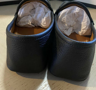 Neue Gucci Herren Leder Driver Loafers Schuhe Schwarz 7,5 US/6,5 UK Italien