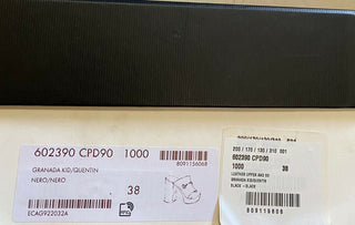 NIB Gucci Damen Leder GG Monogramm Sandalenschuhe Schwarz 8 US (38 Eu) Italien