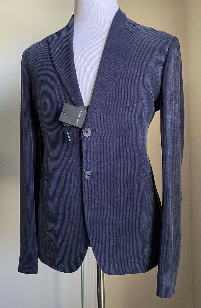 NWT $2095 Giorgio Armani Herren Mantel Jacke Blazer Blau 40 US/50 Eu Italien