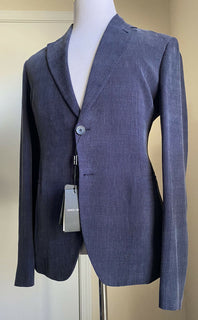 NWT $2095 Giorgio Armani Herren Mantel Jacke Blazer Blau 40 US/50 Eu Italien