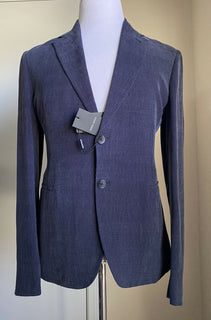 NWT $2095 Giorgio Armani Herren Mantel Jacke Blazer Blau 40 US/50 Eu Italien