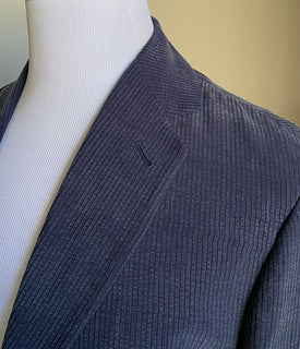 NWT $2095 Giorgio Armani Herren Mantel Jacke Blazer Blau 40 US/50 Eu Italien