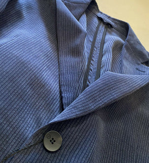 NWT $2095 Giorgio Armani Herren Mantel Jacke Blazer Blau 40 US/50 Eu Italien
