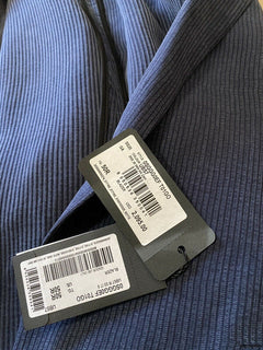 NWT $2095 Giorgio Armani Herren Mantel Jacke Blazer Blau 40 US/50 Eu Italien