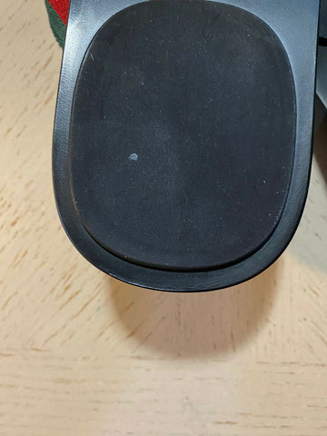 NIB Gucci Herren Sandalenschuhe Grün/Rot/Schwarz 9 US/8 UK