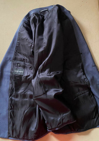NWT Emporio Armani Спортивный пиджак Синий 44 США (54 ЕС)