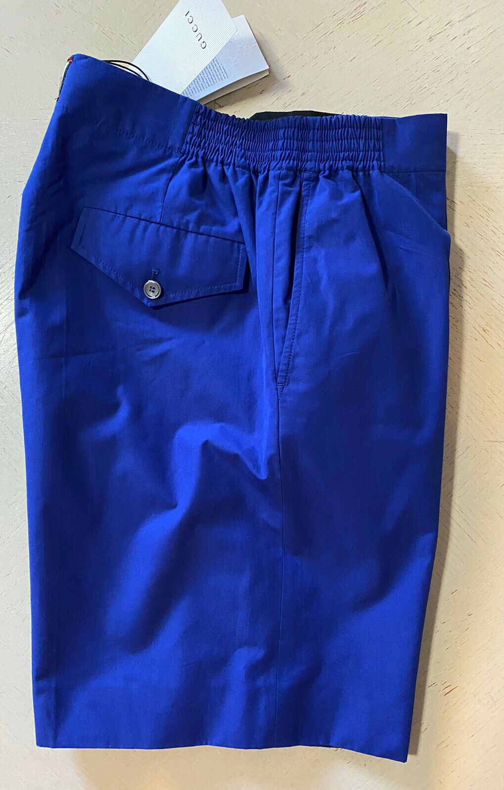 NWT $880 Gucci Mens Short Pants Blue Size 32 US ( 48 Eu ) Italy