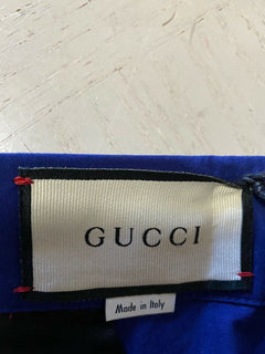 СЗТ $880 Мужские короткие брюки Gucci синие, размер 32 США (48 ЕС) Италия