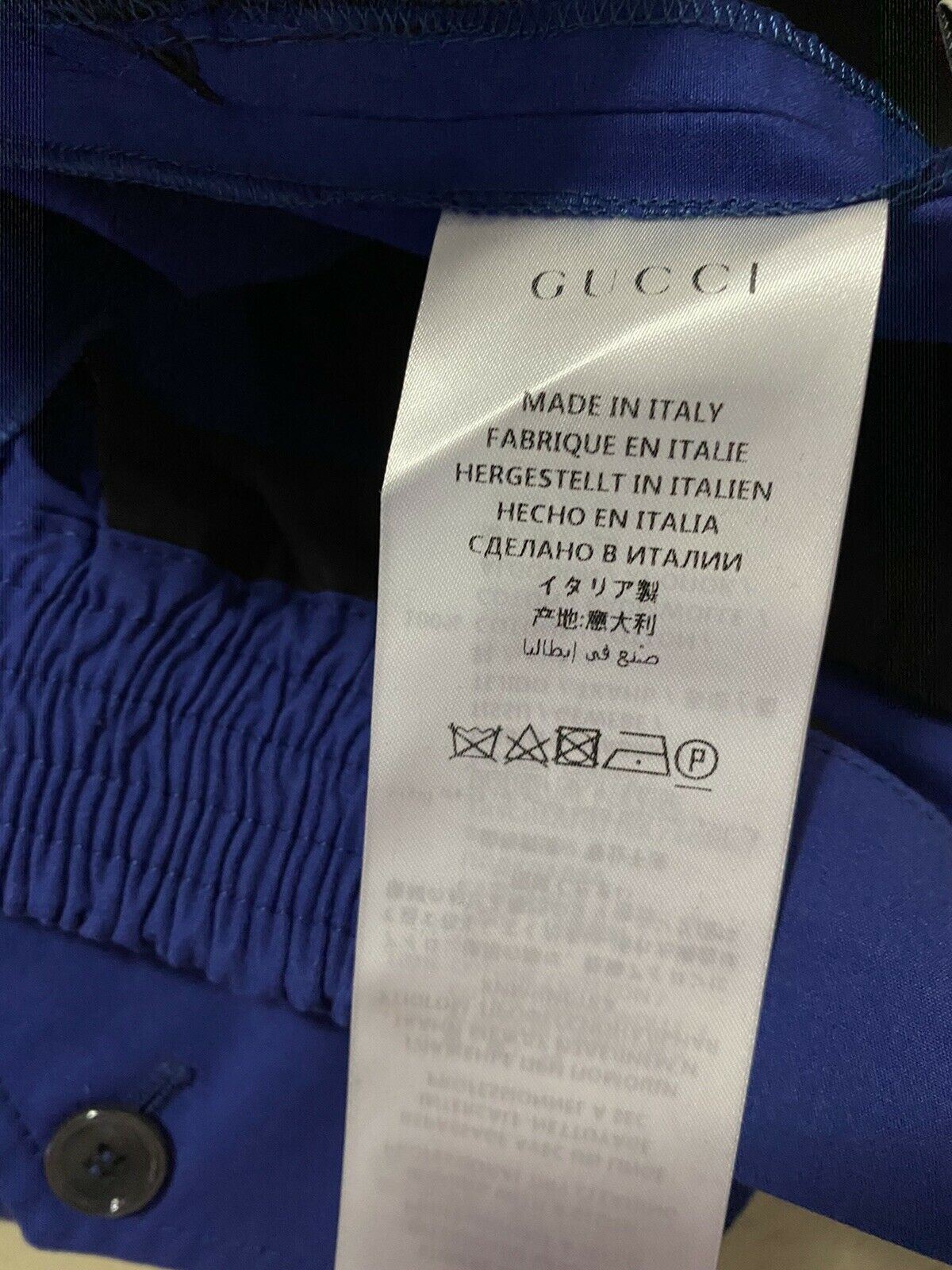 Neu mit Etikett: 880 $ Gucci kurze Herrenhose, Blau, Größe 32 US (48 Eu), Italien