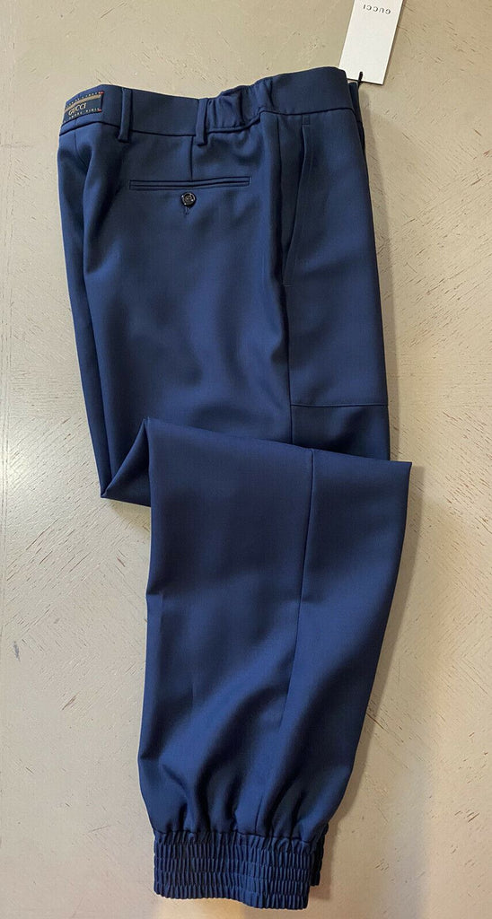 Neu mit Etikett: 880 $ Gucci Herrenhose Blau/Mitternachtsblau 34 US (50 Eu) Italien