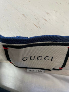 Neu mit Etikett: 880 $ Gucci Herrenhose Blau/Mitternachtsblau 34 US (50 Eu) Italien