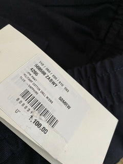 Neu mit Etikett: 1100 $ Gucci Military Cotton Herrenhose Navy 34 US (50 Eu) Italien