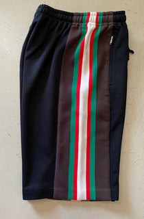 Мужские шорты NWT Gucci черные/зеленые/красные, размер L, Италия