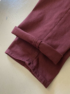 NWT Brunello Cucinelli Men’s Jeans Pants Burgundy 42 US ( 58 Eu ) Italy