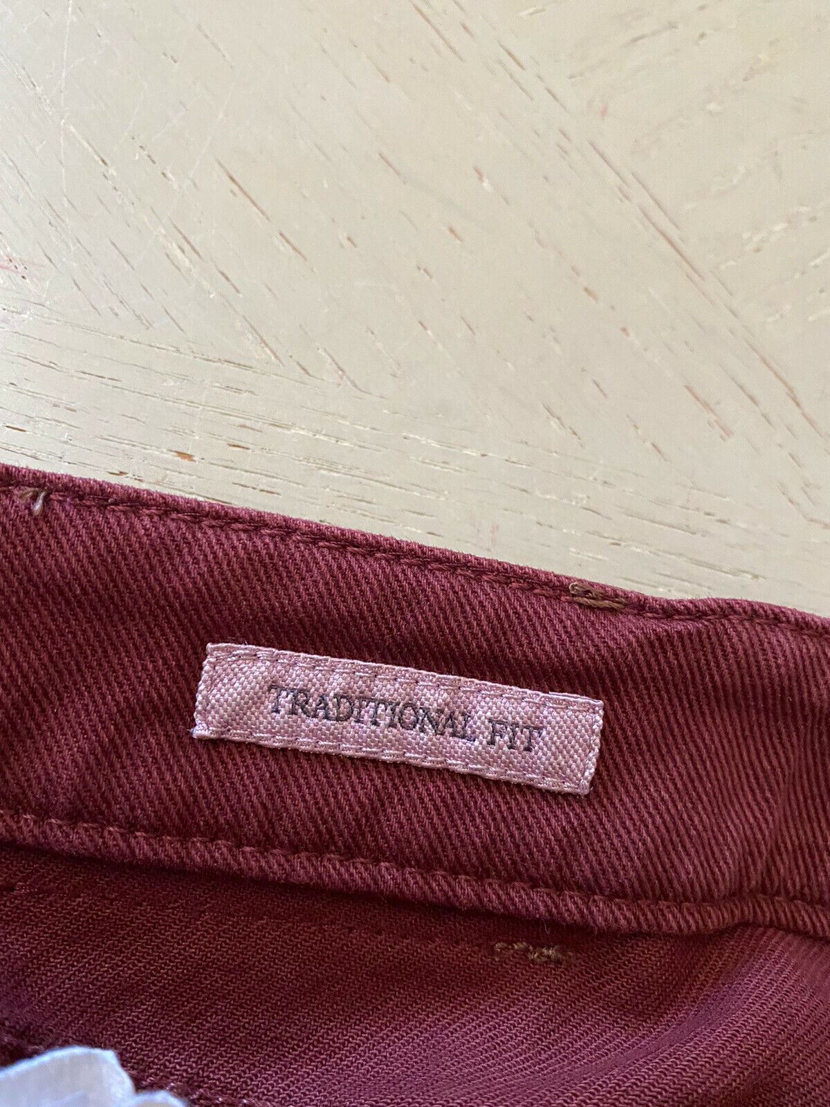 NWT Brunello Cucinelli Men’s Jeans Pants Burgundy 42 US ( 58 Eu ) Italy