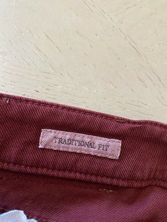 NWT Brunello Cucinelli Men’s Jeans Pants Burgundy 42 US ( 58 Eu ) Italy