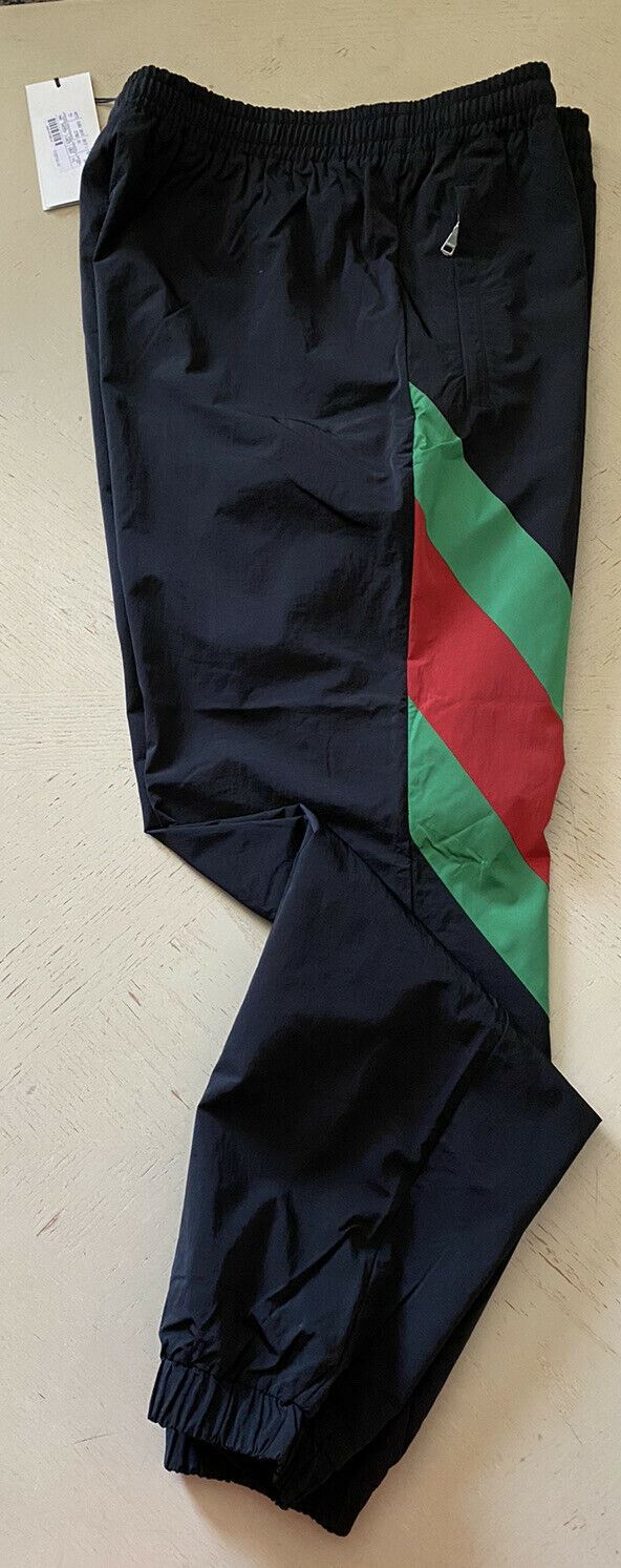NWT Gucci  Men’s Joggers Pants Black/Green/Red Size XXL Italy