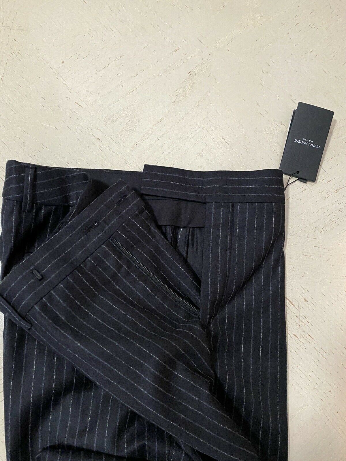 NWT $990 Saint Laurent Men’s Dress Pants Black 36 US ( 52 Eu ) Italy