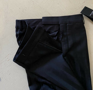 Neu mit Etikett: 990 $ Saint Laurent Herrenanzughose Schwarz 36 US (52 Eu) Italien 574505