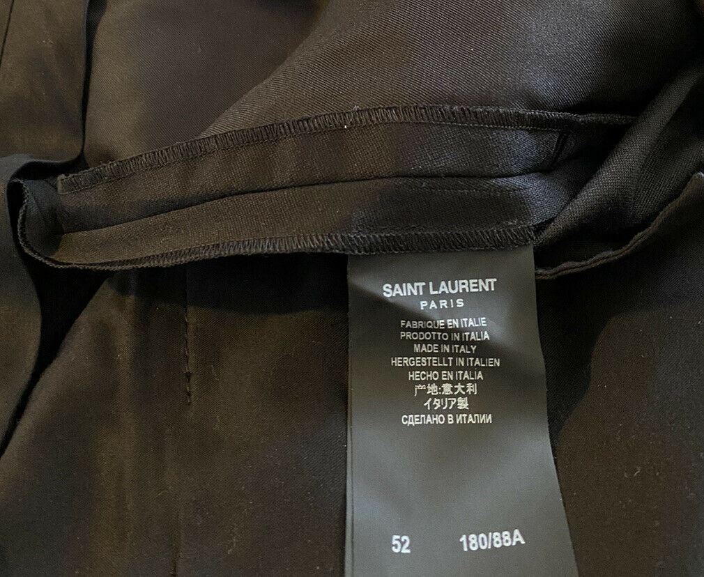 NWT $990 Мужские классические брюки Saint Laurent черные 36 США (52 ЕС) Италия 574505