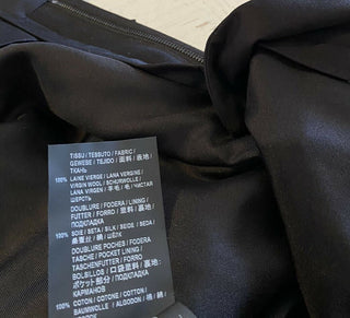 Neu mit Etikett: 990 $ Saint Laurent Herrenanzughose Schwarz 36 US (52 Eu) Italien 574505