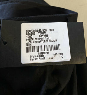 Neu mit Etikett: 990 $ Saint Laurent Herrenanzughose Schwarz 36 US (52 Eu) Italien 574505